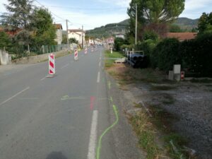 Travaux d'aménagement de sécurité Avenue Saint Martin-Latrille