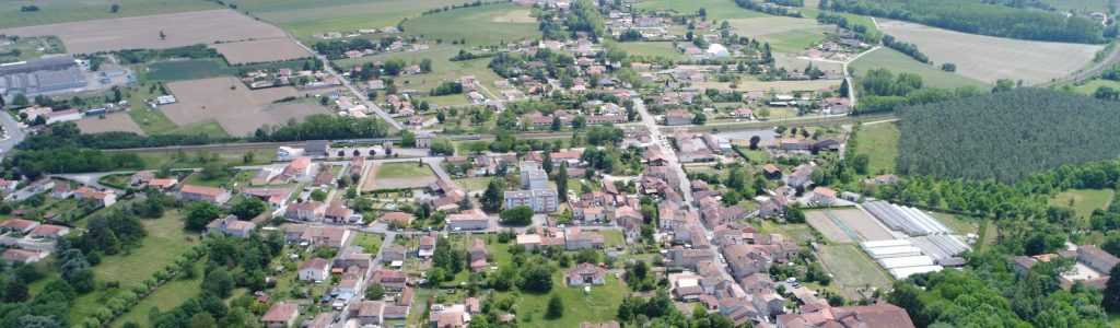 Vue aerienne saint martory