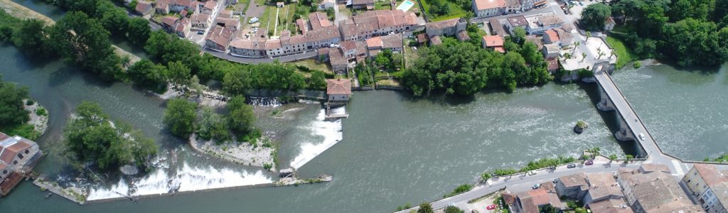 Vue aerienne saint martory